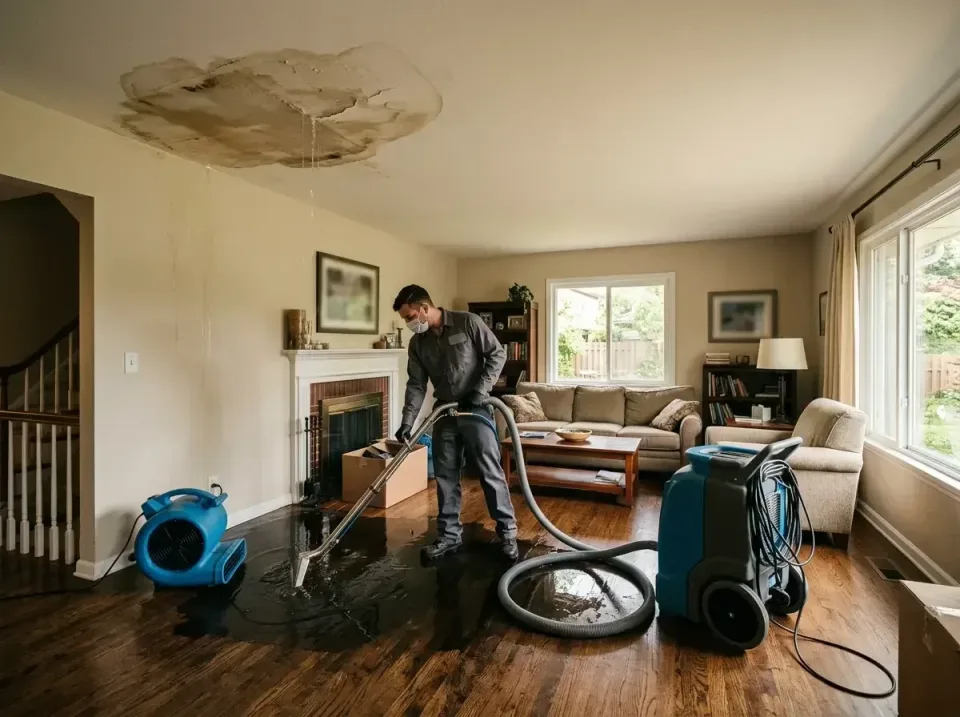 attic-pipe-burst-ceiling-drip-008 — frequently asked questions, Water Damage Restoration & Carpet Care in Sandersville, GA